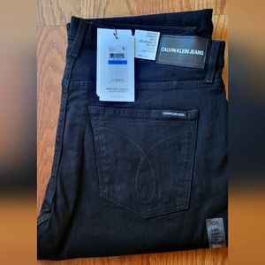 Calvin Klein relaxed straight cut black jeans. Size 36×34 new with tags